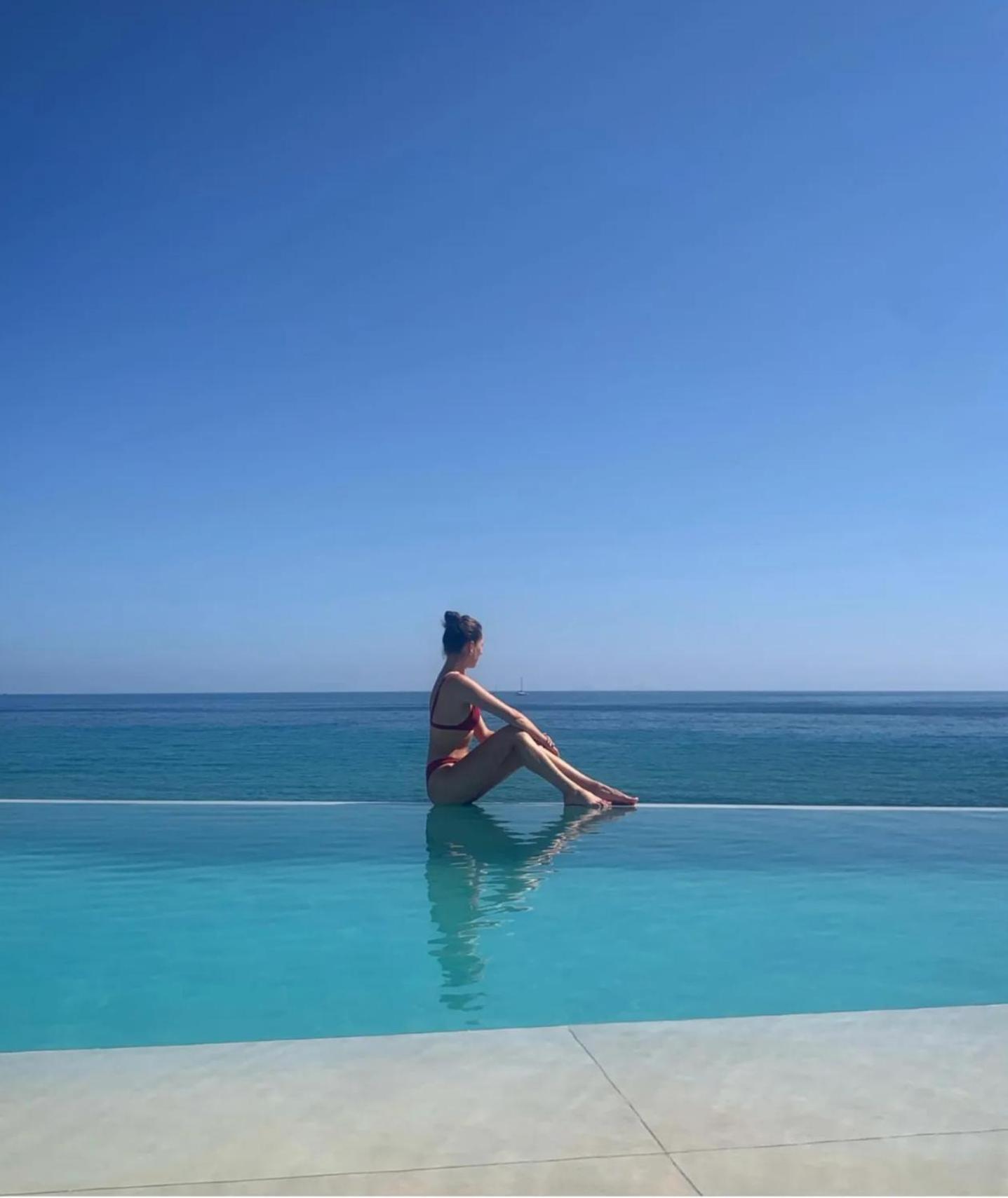 Tsamis Zante Suites (Adults Only) Psarou  Luaran gambar Infinity pool